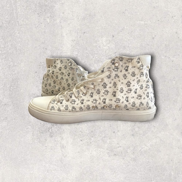 **SOLD** Saint Laurent Robot High Top Sneakers - Picture 4 of 10